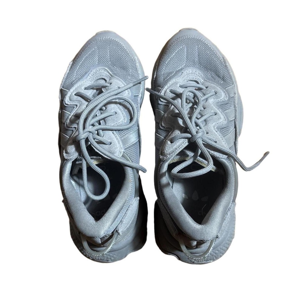 Adidas Ozweego Sneakers Women 7 Grey Excellent‎ Chunky Mesh Suede Mens 5.5Y